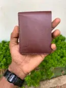 Classic bifold wallet-burgundy maroon