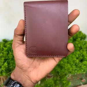 Classic bifold wallet-burgundy maroon
