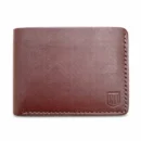 Classic bifold wallet-burgundy maroon