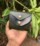 verdant bifold leather wallet